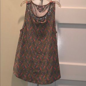 Juicy Couture Pineapple Rhinestone Tank Top